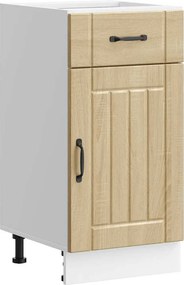 vidaXL ντουλάπι βάσης κουζίνας Lucca Δρυς sonoma κατασκευασμένο ξύλο
