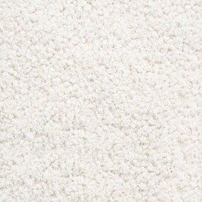 vidaXL Πολυθρόνα Ποδιών Κρεμ 55 x 35 x 41 εκ Μπουκλέ