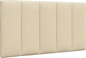 vidaXL Πλαίσιο κρεβατιού χωρίς στρώμα Hanko Κρέμα 80x200 cm Ύφασμα