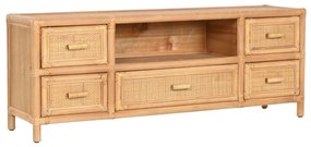 Τηλεόραση Home ESPRIT Ανοιχτό καφέ 120 x 30 x 45 cm