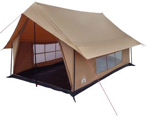vidaXL Καταφύγιο Τέντας Καφέ 340 x 246 x 210 εκ. Πολυβάμβακας