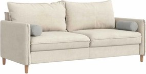 vidaXL Μαξιλάρια Στήριγμα 2 pcs Ανοιχτό γκρι Ø 15 x 40 εκ