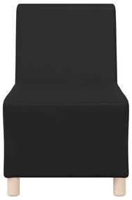 vidaXL Μοναδικός Καναπές χωρίς Χερούλια 3 pcs Μαύρο 55 x 74 x 82 εκ.