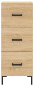 vidaXL Ντουλάπι Sonoma Δρυς 34,5x34x90 εκ. από Επεξεργασμένο Ξύλο