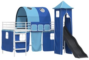 vidaXL Λευκό και Μπλε 79,5 x 200 εκ.