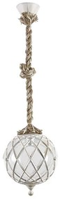 Φωτιστικό Οροφής Lp-530K 31-1109 Mix-Rope White-Bronze Heronia Rope, Plastic