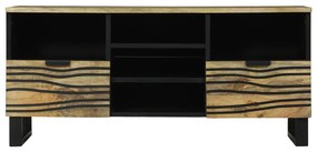 vidaXL TV Cabinet 100x33.5x46 cm Μασίφ Ξύλο Μάνγκο
