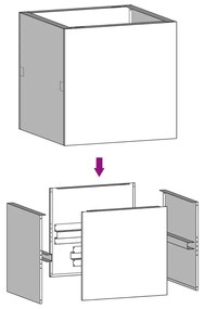 vidaXL Ζαρντινιέρα 40 x 41 x 40 εκ. από Ατσάλι Corten