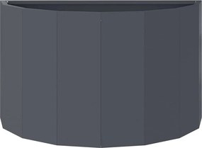 vidaXL Γλάστρα Ανθρακί 60 x 30 x 35 εκ Ατσάλι