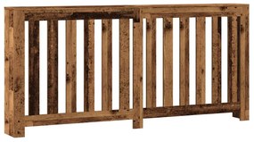 vidaXL Κάλυμμα Καλοριφέρ Όψη Παλαιού Ξύλου 175x20x82 εκ. Επεξ. Ξύλο