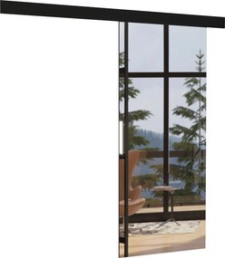 Συρόμενη πόρτα Zebra-Fusiko-Mauro gualistero-86 x 205 εκ.