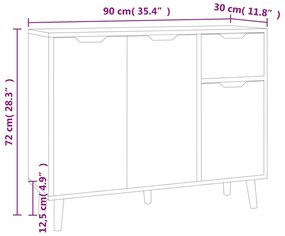 ΜΠΟΥΦΕΣ ΓΚΡΙ 90 X 30 X 72 ΕΚ. ΑΠΟ ΜΟΡΙΟΣΑΝΙΔΑ 326815