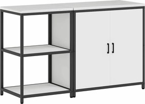 vidaXL Σετ Αποθήκευσης Κουζίνας HATTEM 2 pcs Λευκό