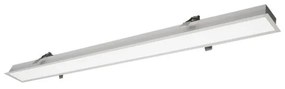Γραμμικό Φωτιστικό Χωνευτό Viokef Station Ultra 3911-04058-4-U-D4 L580 4000K Dimmable Ασημί