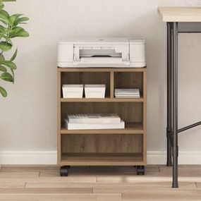 vidaXL Σταντ Εκτυπωτή artisan δρυς 41 x 32 x 48 εκ. Επεξεργασμένο Ξύλο