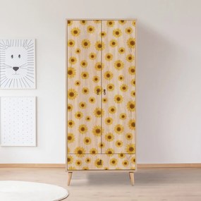 Διφυλλη Ντουλαπα Πολυχρωμη CITY SEED 45x80x190