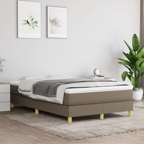 ΚΡΕΒΑΤΙ BOXSPRING ΜΕ ΣΤΡΩΜΑ TAUPE 120X200 ΕΚ. ΥΦΑΣΜΑΤΙΝΟ 3144163