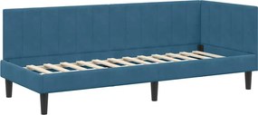 vidaXL Κρεβάτι Γωνίας Μπλε 80 x 200 cm Βελούδο