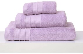 Πετσέτα Με Φάσα Soft Lilac Anna Riska Face 50x100cm 100% Cotton