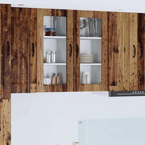 vidaXL Ντουλάπα Κουζίνας με ράφι Παλιό Ξύλο 40 x 31 x 80 εκ.