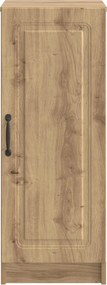 vidaXL Πλαϊνό γραφείο Artisan Δρυς 33 x 34,5 x 87 εκ.