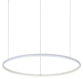 Φωτιστικό Κρεμαστό Ideal Lux Hulahoop 258775 D060 Λευκό (3000Κ)