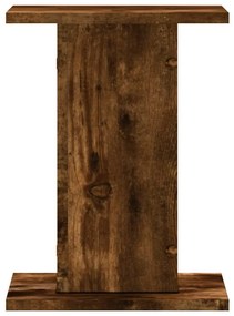 vidaXL Βάσεις Ηχείων 2Τεμ. Καπνιστή Δρυς 30x30x40εκ Επεξεργασμένο Ξύλο