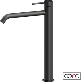 Cora Cosmo 6113 Black Brushed PVD - Μπαταρία επιτραπέζιου νιπτήρα