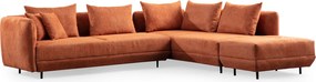 Corner Sofa Floransa - Orange Orange