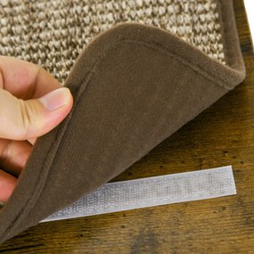 PawHut Σετ σκάλας για γάτες, τοίχος αναρρίχησης, 8 τεμάχια, έως 8 kg, ανθεκτικό, Καφέ/Κρεμ λευκό