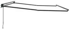 vidaXL Μερική Κασετίνα Αυλή Frame Ανακλινόμενη Χειροκίνητη Μεταλλική