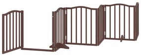 vidaXL Διαχωριστικό Σκύλων/Πόρτα Πτυσσόμενο 6 Πάνελ 300εκ. Ξύλο Λεύκας