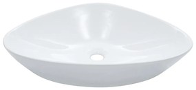 vidaXL Νιπτήρας Λευκός 58,5 x 39 x 14 εκ. Κεραμικός