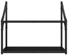 vidaXL Ράφι Τοίχου Μαύρη δρυς 60 x 21 x 51 cm Επεξεργασμένο ξύλο