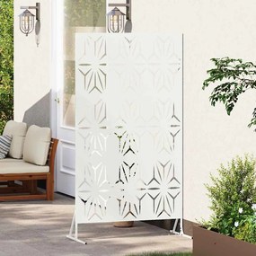 vidaXL Οθόνη Ιδιωτικότητας Λευκό 100 x 50 x 180 εκ. Ατσάλι