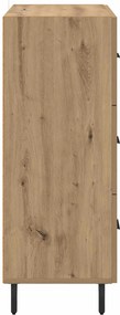 vidaXL Πλαϊνό γραφείο Artisan Oak 69,5 x 34 x 90 εκ.
