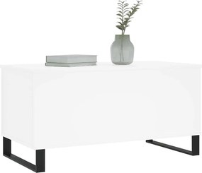 vidaXL Τραπεζάκι Σαλονιού Λευκό 90x44,5x45 εκ. από Επεξεργασμένο Ξύλο