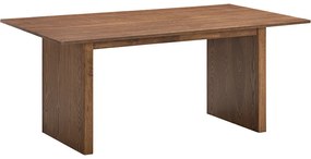 Τραπέζι Eleganza pakoworld mdf σε καρυδί απόχρωση 180x99x75.8εκ