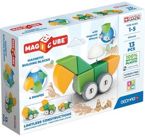 Παιχνίδι Magicube Wheels 13-Green Geomag