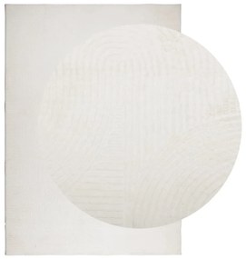 vidaXL Χαλί IZA με Κοντό Πέλος Σκανδιναβική Εμφάνιση Κρεμ 120x170 εκ.