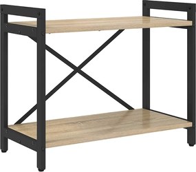 vidaXL Ράφι Βιβλίων Δρύς Sonoma 60 x 30 x 50 εκ. Επεξεργασμένο ξύλο