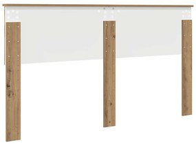 vidaXL Κεφαλάρι με κεφαλάρι Artisan Oak 160 cm Επεξεργασμένο ξύλο