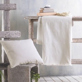 Ριχτάρι Hatton Ecru Ρυθμός Πολυθρόνα 160x180cm Cotton-Polyester