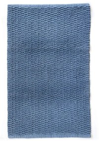 Ταπέτο Μπάνιου Ribbon 05550.002 50x80cm Blue 50 X 80 100% Βαμβάκι
