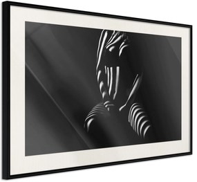 Αφίσα - Blinds Shadow - 60x40 - Μαύρο - Με πασπαρτού