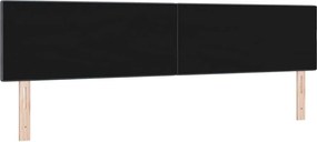 vidaXL LED κεφαλάρι με φώτα λωρίδας LED Γκρι 200 cm Πολυεστέρας