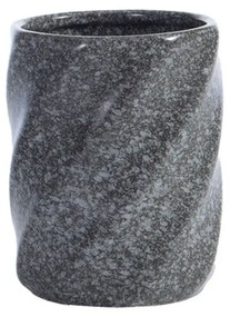 Ποτήρι Μπάνιου Κεραμικό Snail Anthracite Nef-Nef Homeware Κεραμικό