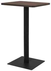 vidaXL Τραπέζι Bistro Σκούρο Σταχτί 70 x 70 x 107 εκ.