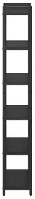 vidaXL Βιβλιοθήκη Μαύρη δρυς 40 x 30 x 188 εκ Επεξεργασμένο ξύλο