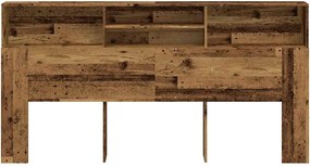 vidaXL Κεφαλάρι Με Αποθηκευτικό Χώρο 200x19x103,5 εκ. Επεξ. Ξύλο